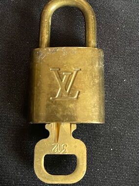 Louis Vuitton Brass Padlock with Key - Gold #312